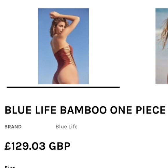 Blue Life Bamboo One Piece Medium - Picture 6 of 8